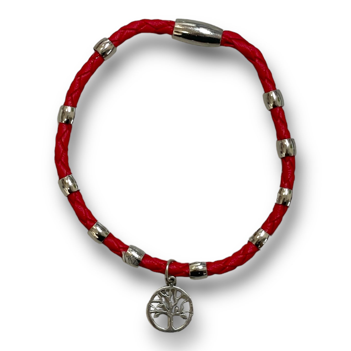 Made in Israel bracelet. Tree of life, chai, Magen David. Magnetic closure.