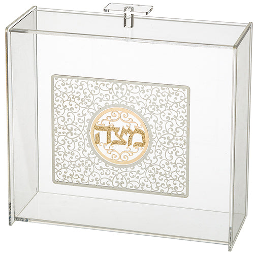 Plexiglass Clear Stand for Matzah 23*21 cm with a lid