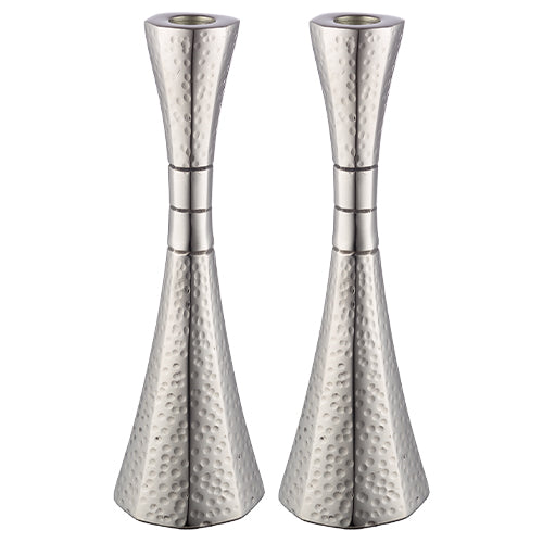 Aluminum Candlesticks 24 cm- Hammered