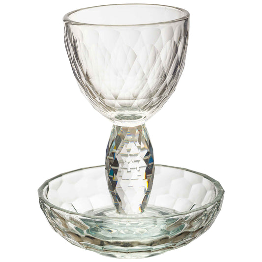 Crystal Kiddush Cup 13.5 cm