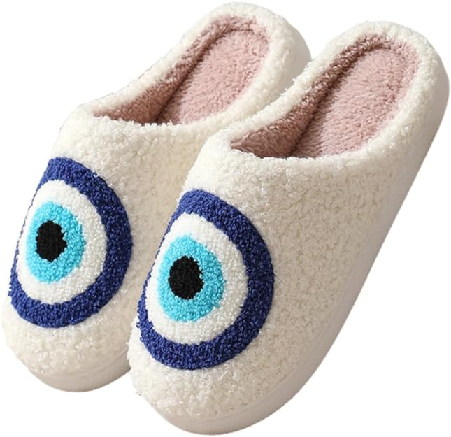 Evil Eye Slippers for Women