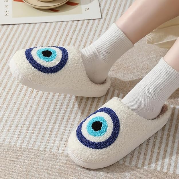 Evil Eye Slippers for Women
