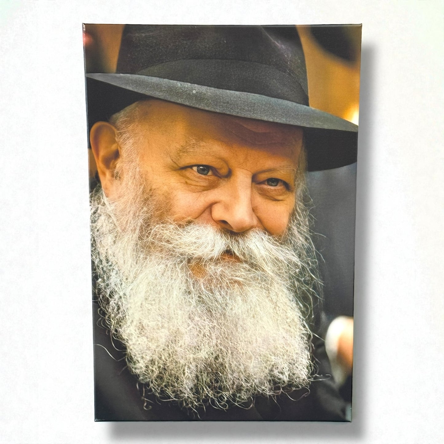 Rabbi Canvas Wall Art Print — 16×24” Premium Gallery-Wrapped Canvas