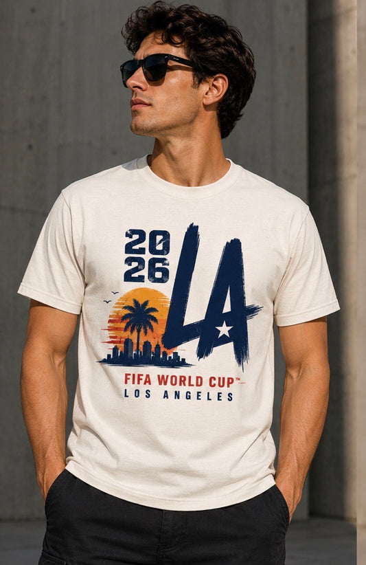 2026 Los Angeles World Cup Heavyweight Oversized T-Shirt | 8 oz Premium Tshirts