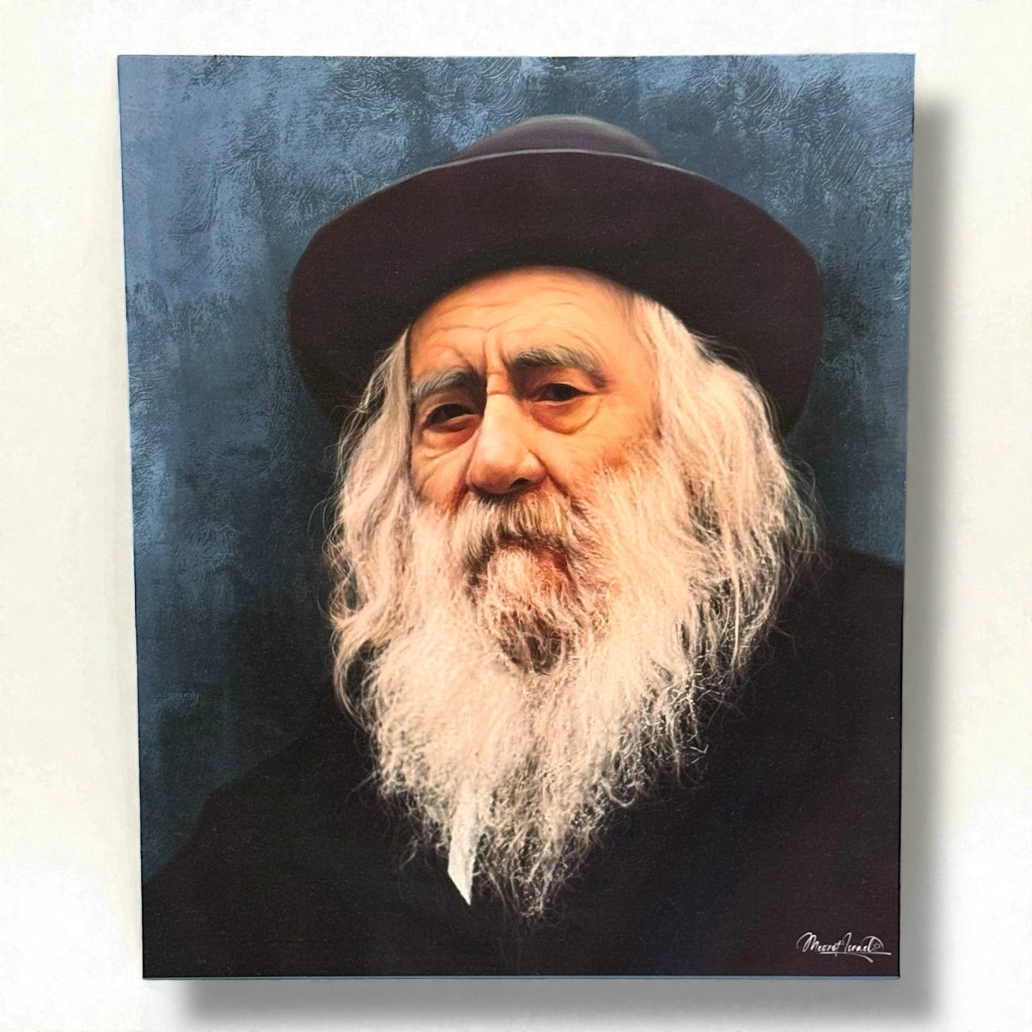 Rav Chaim Kanievsky Canvas Print — 16×24” Gallery-Wrapped Torah Wall Art