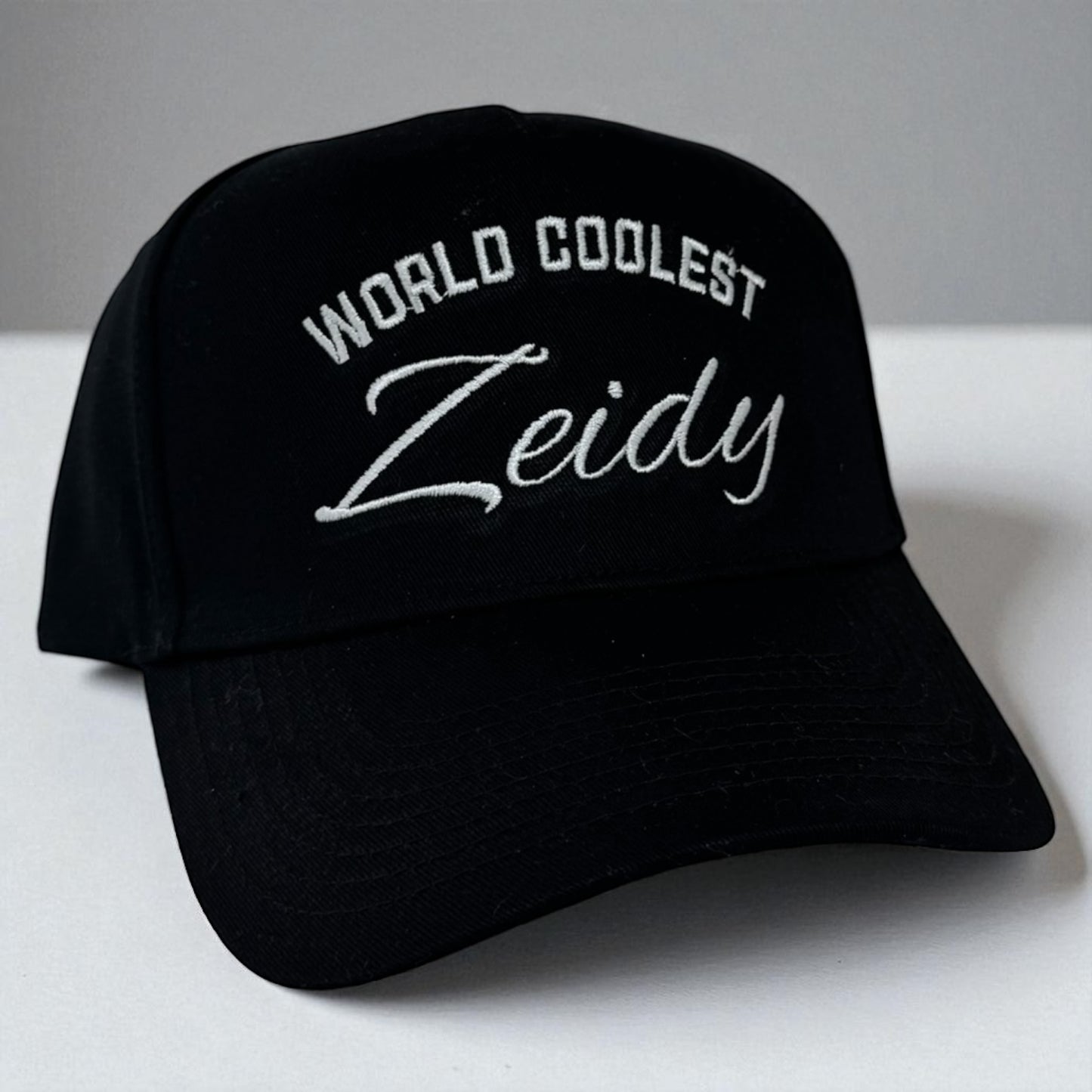 World’s Coolest Zeidy Hat – Embroidered Baseball Cap for Grandfathers (Multiple Colors)
