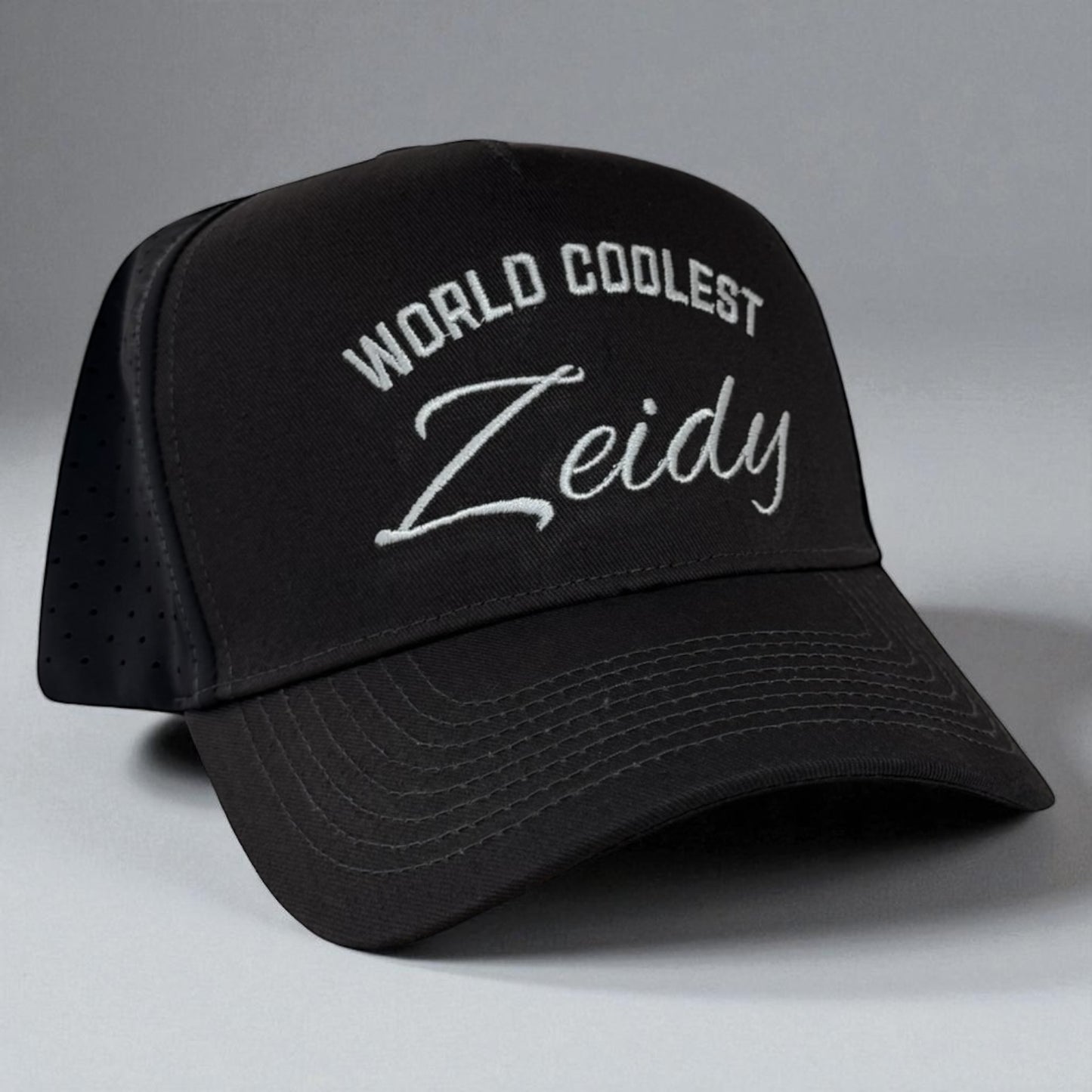 World’s Coolest Zeidy Hat – Embroidered Baseball Cap for Grandfathers (Multiple Colors)