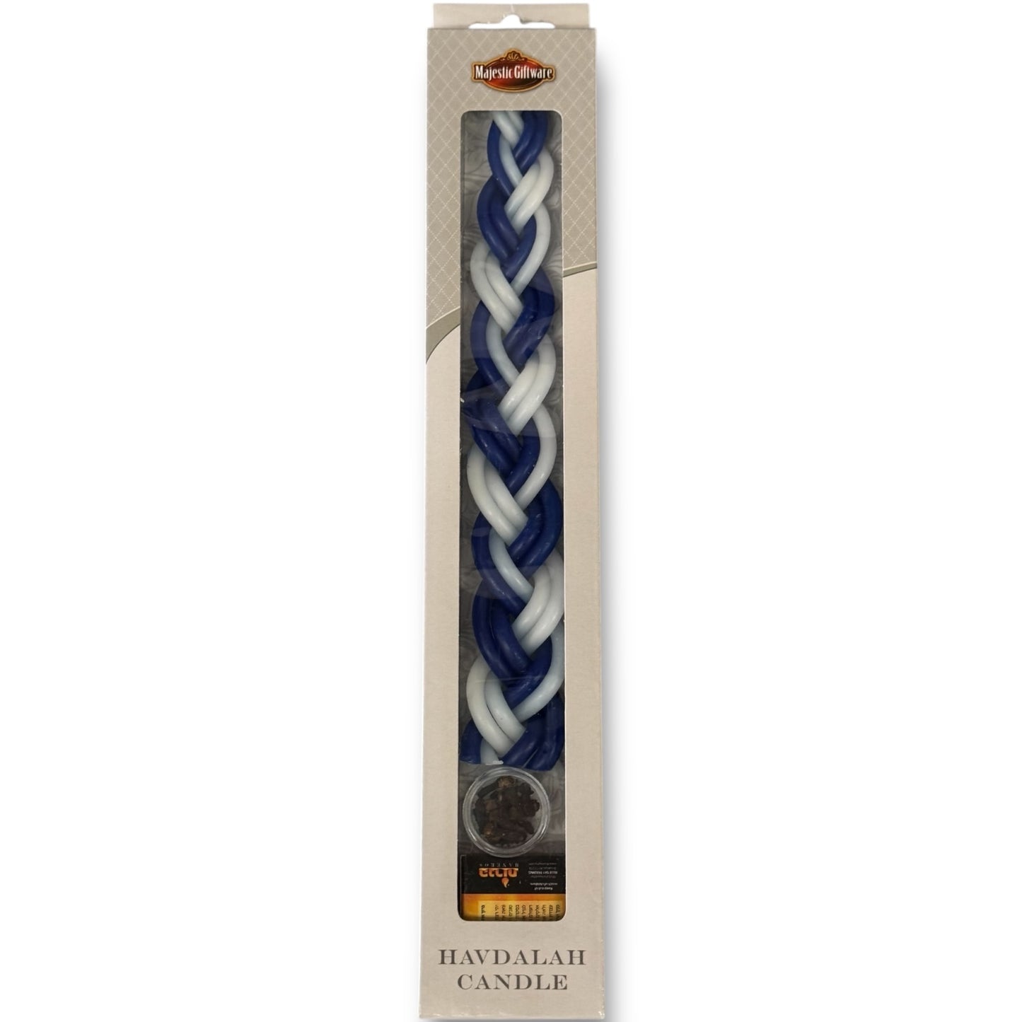 Havdalah Candle 12" with besamim and matches