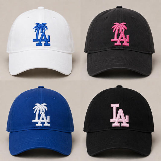 LA Palm Tree Embroidered Patch – Los Angeles Tourist Applique (2" Tall)