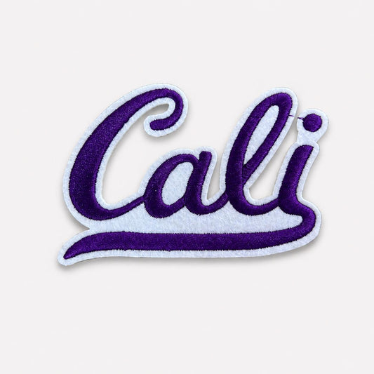 Cali Chenille Iron-On Patch – 4" Embroidered Varsity California Patch For Hats, Hoodies, Jackets & Diy Apparel