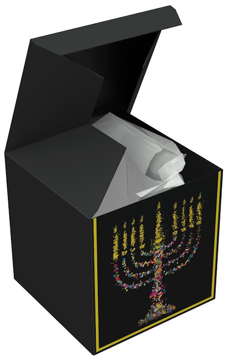 LORI, MENORAH, 7X7X7 GIFT BOX
