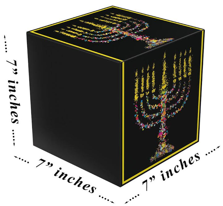 LORI, MENORAH, 7X7X7 GIFT BOX