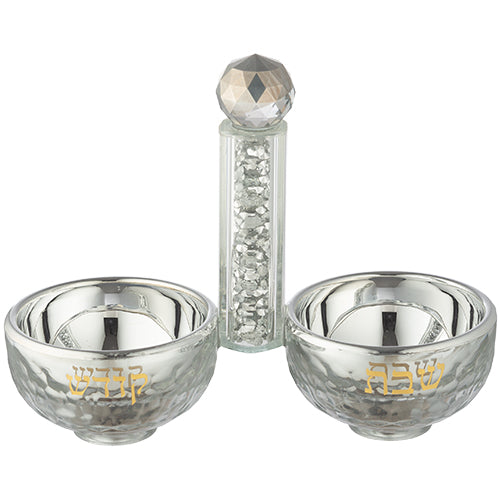 Crystal Salt & Pepper Holders 10x14 cm