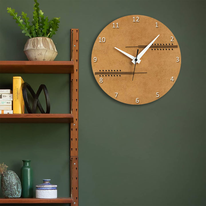 WALL CLOCK, SUNSET, 10” ROUND, ASTRA COLLECTION, SILENT NON TICKING