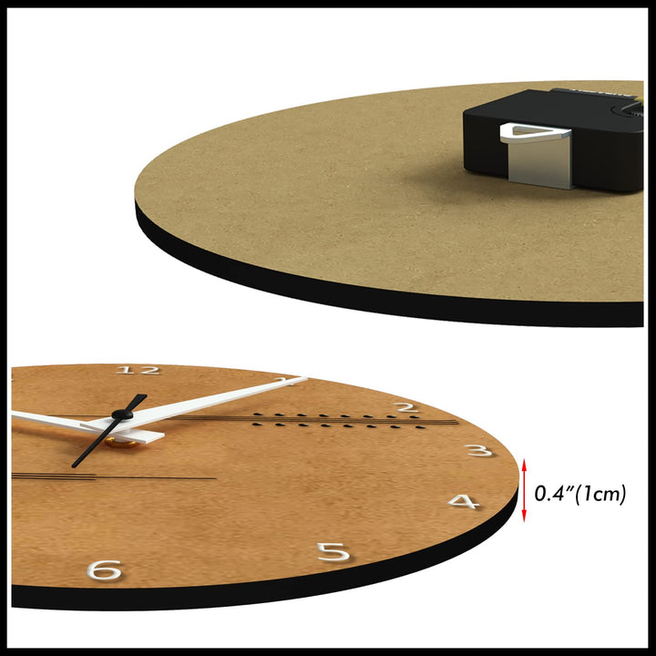 WALL CLOCK, SUNSET, 10” ROUND, ASTRA COLLECTION, SILENT NON TICKING
