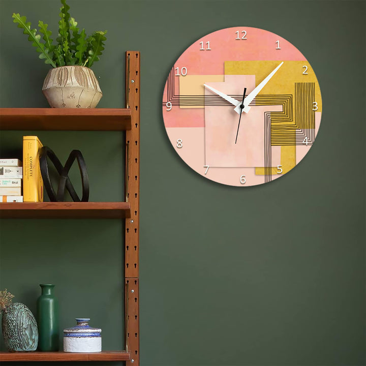 WALL CLOCK , FIRENZE, 10” ROUND, ASTRA COLLECTION, SILENT NON TICKING
