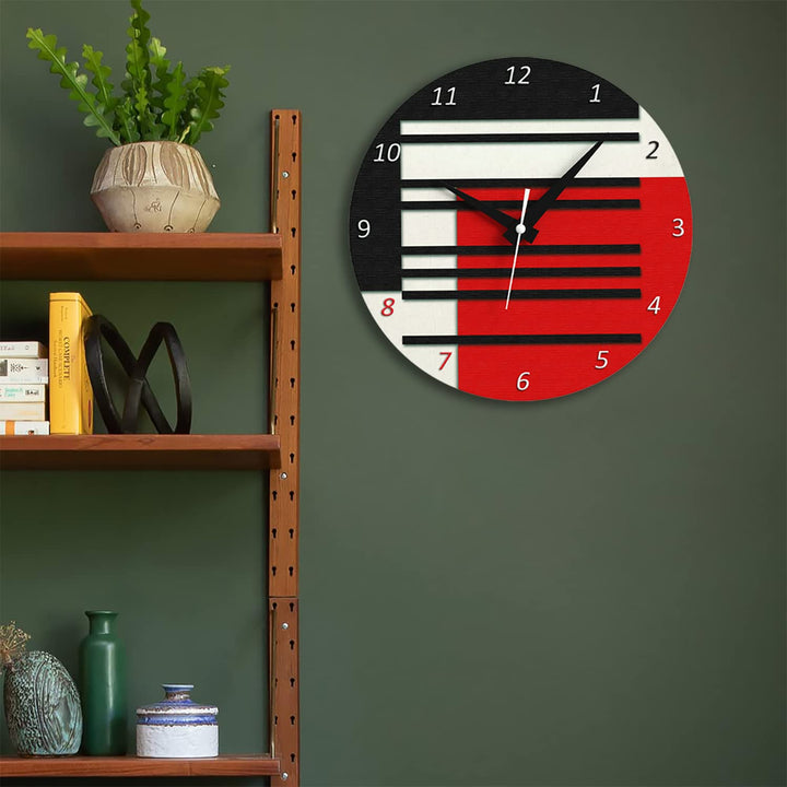 WALL CLOCK , THE GATE, 10” ROUND, ASTRA COLLECTION, SILENT NON TICKING