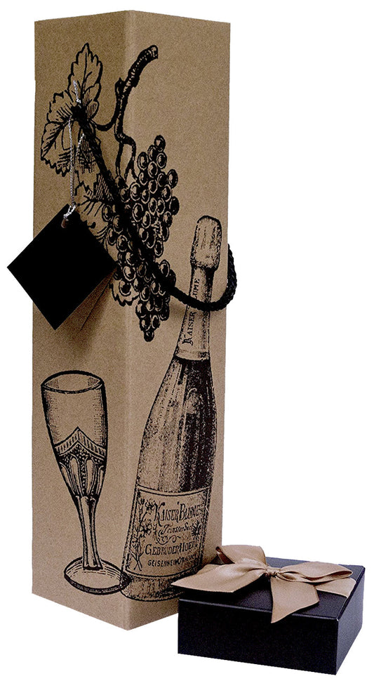 MONTRACHET GLASS WINE BOX