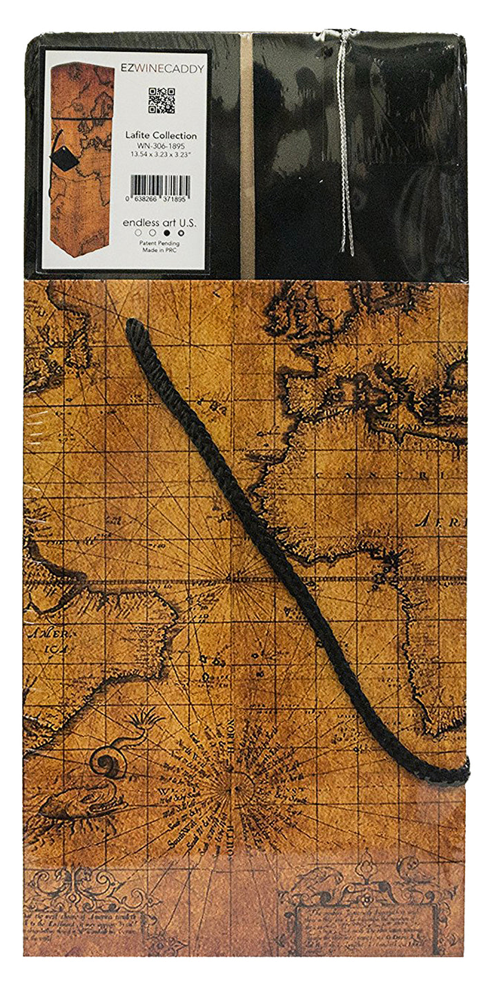 LAFITE WORLD MAP WINE BOX