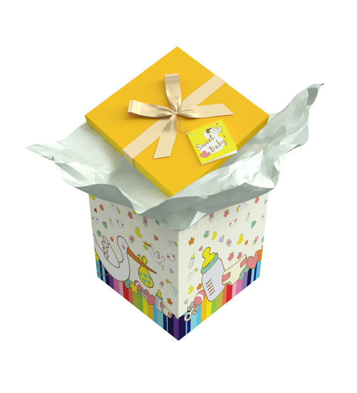 PETIT BEBE BOX 10"X10"X10" GIFT BOX