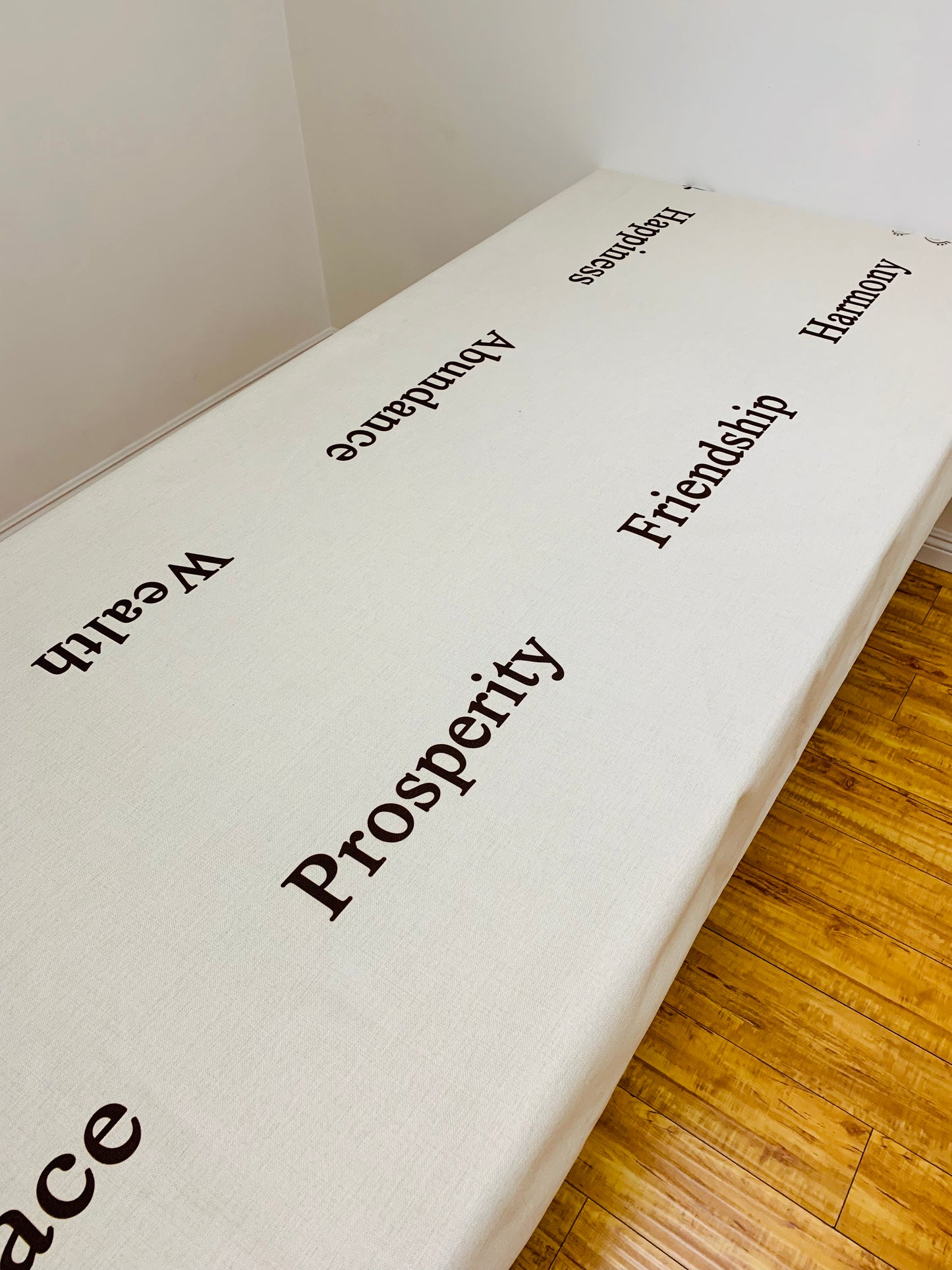 English Brachot tablecloth