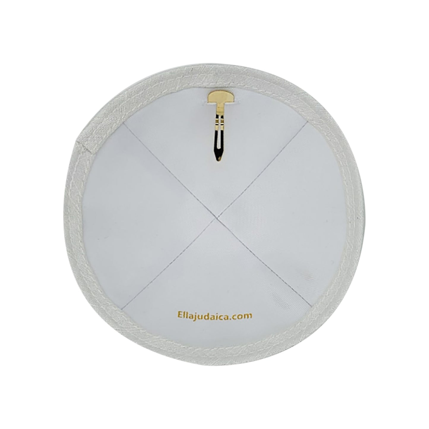 Embroidered Breslev Linen Kippah My Fire "Haesh Sheli"