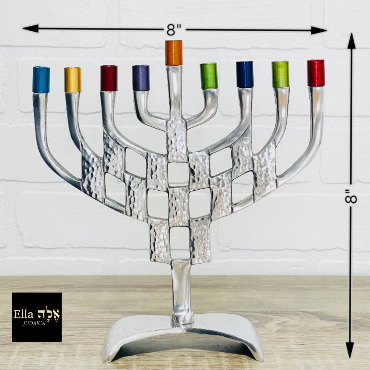 Basket Weave Menorah