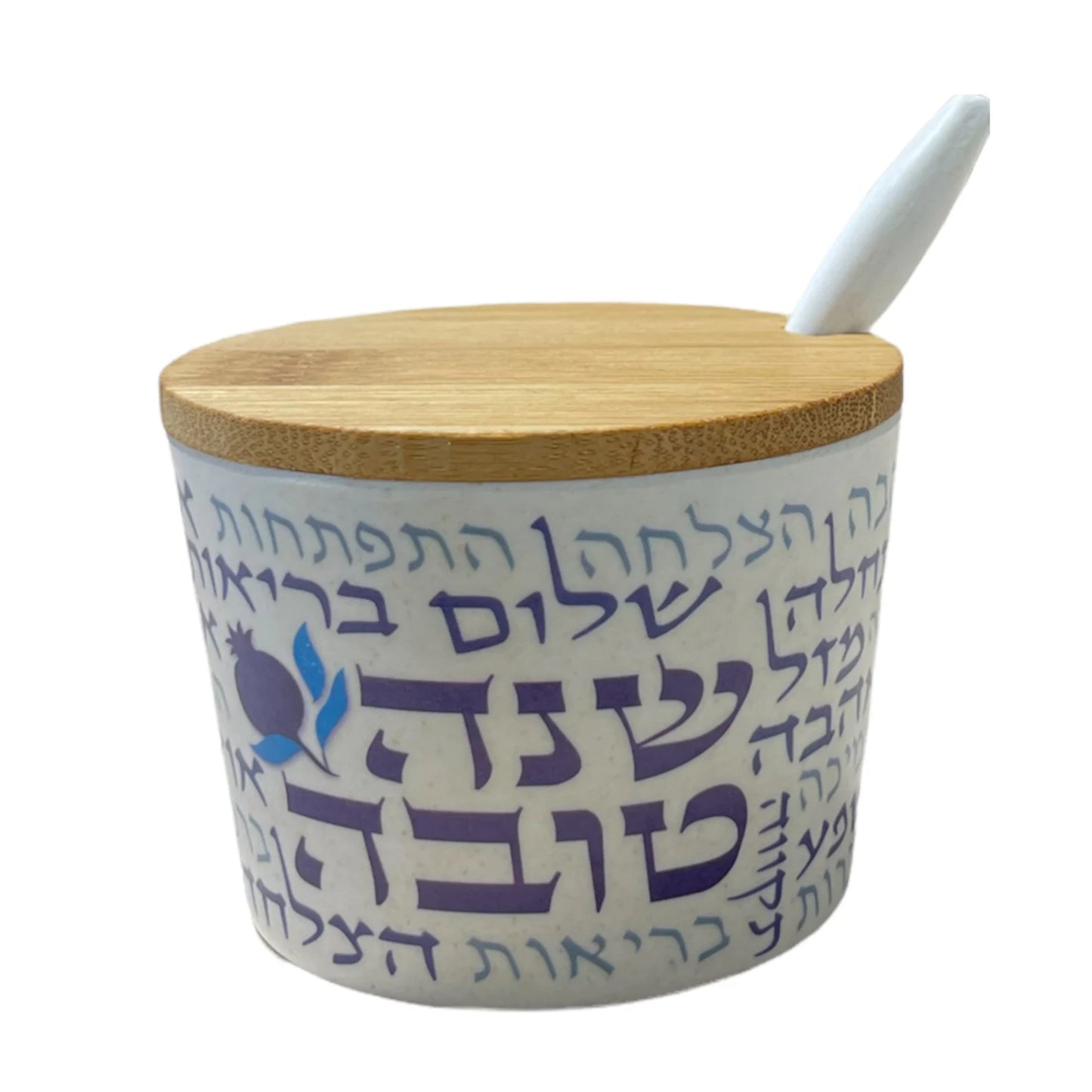 Shana Tova Honey Dish - Blue