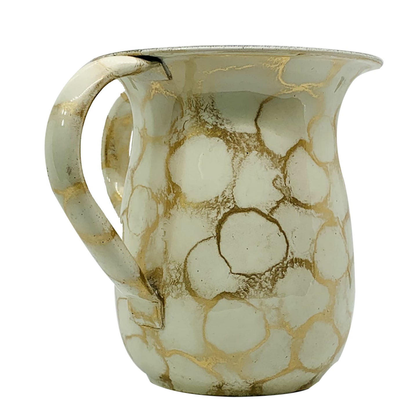 Wash Cup Stainless Steel beige gold- 5.5"H