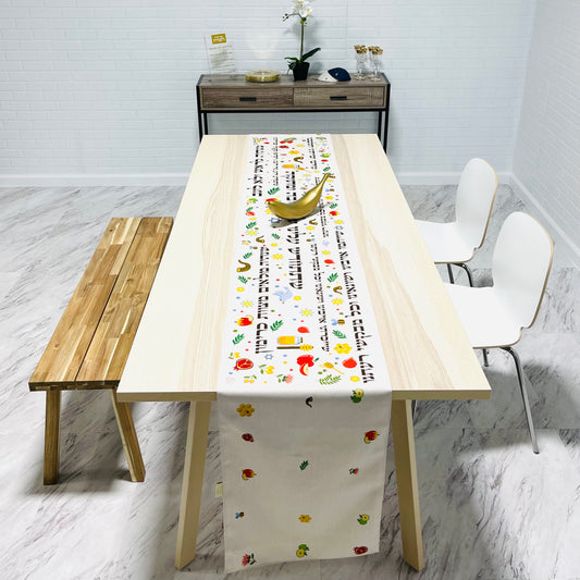 Rosh Hashanah Seder Table Runner