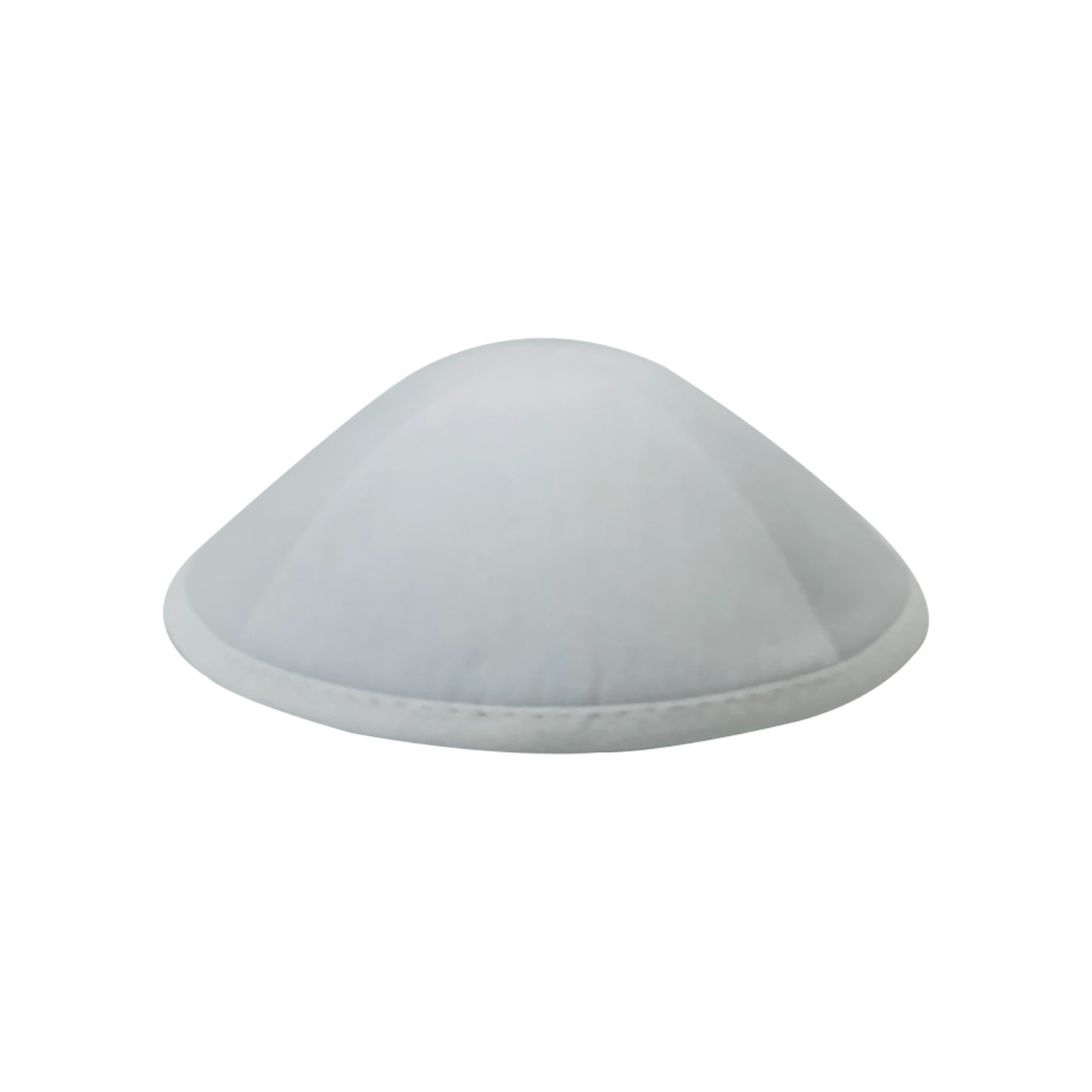 Elegant Cotton Twill White Yarmulka (Kippah)