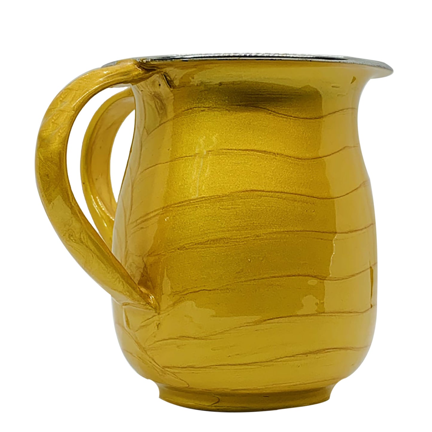 Wash Cup Stainless Steel-gold 5.5"H