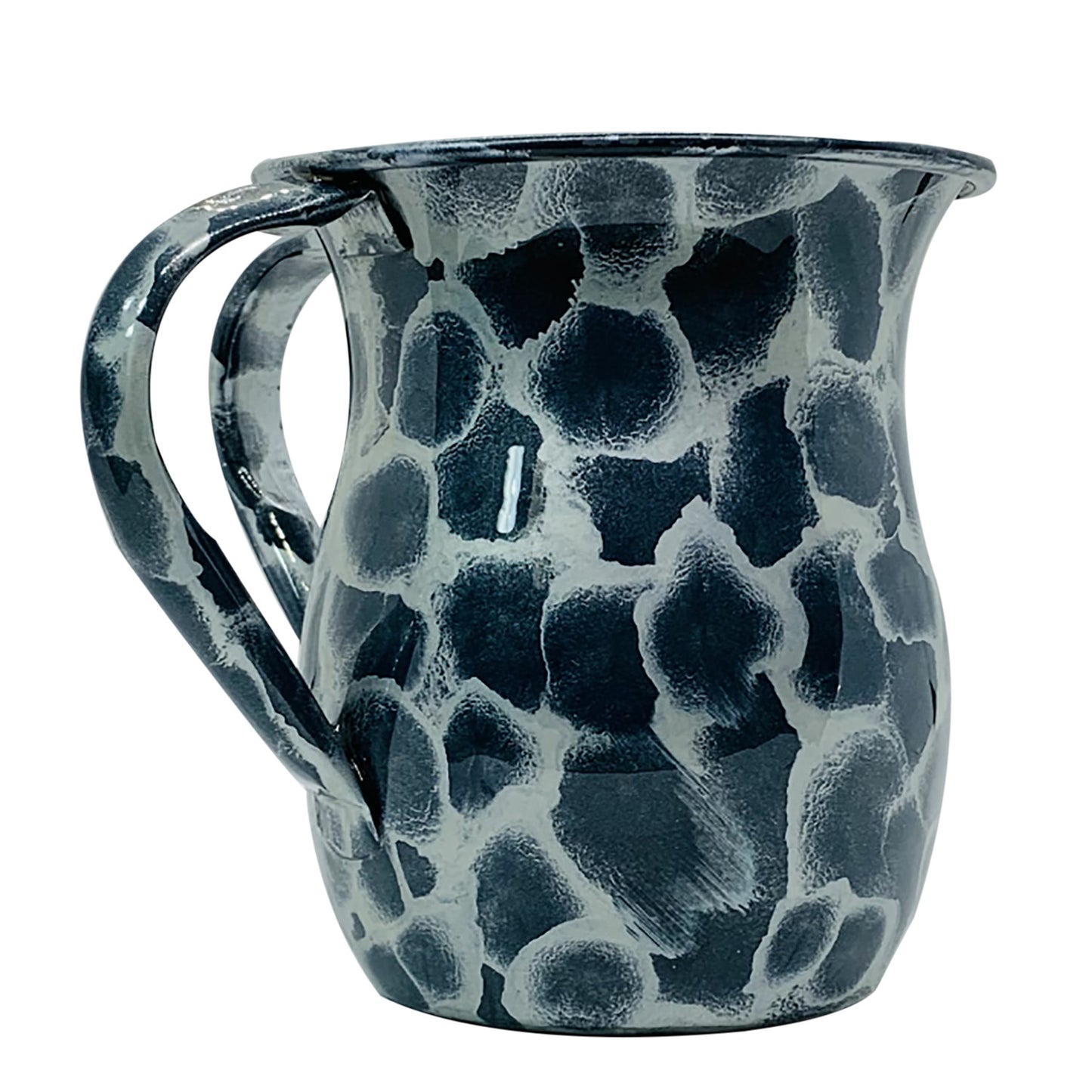 Wash Cup Stainless Steel navy silver - 5.5"H
