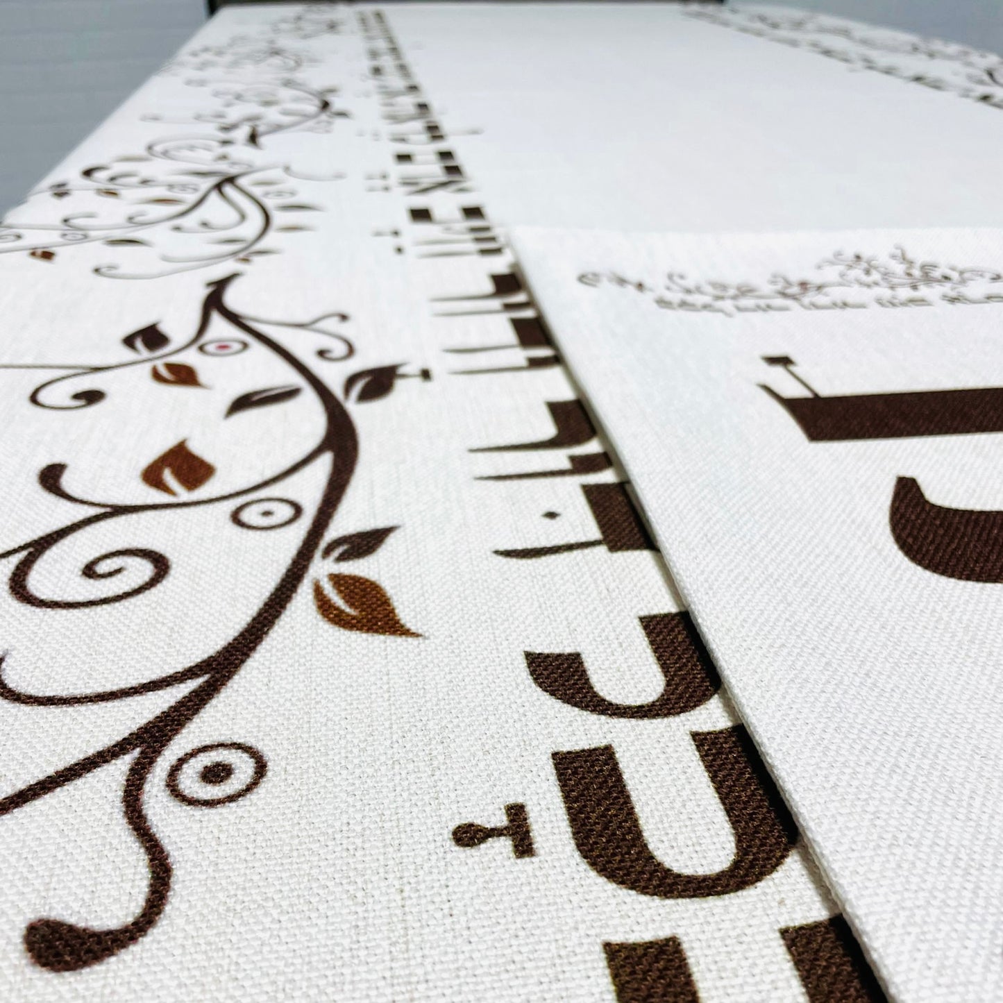 Classic Passover Tablecloth get a FREE Matching Matzah Cover