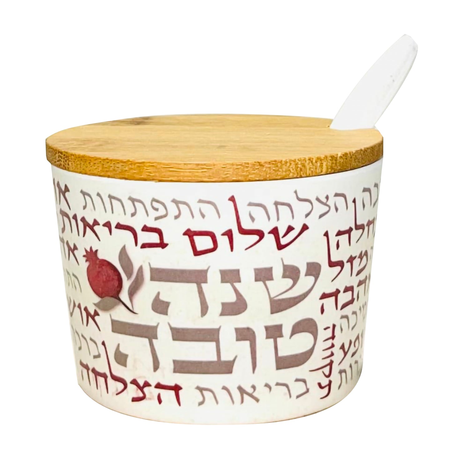 New Year Blessings Honey Dish