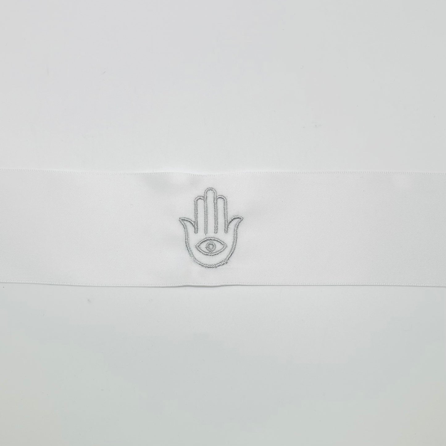 50 Pack Embroidered Hamsa Satin Ribbon for Henna Party 2 x 20" (5 x 50cm)