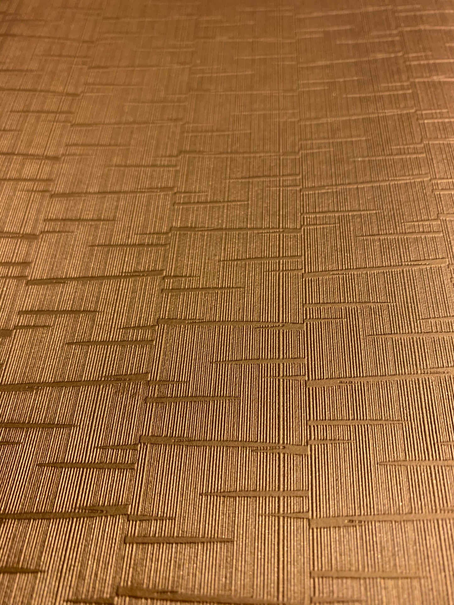 Bronze Waterproof stain resistant stain proof magic tablecloth. Pu leather/pvc faux leather.