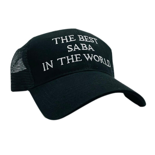 The best Saba (grandpa ) in the world embroidered Trucker cap