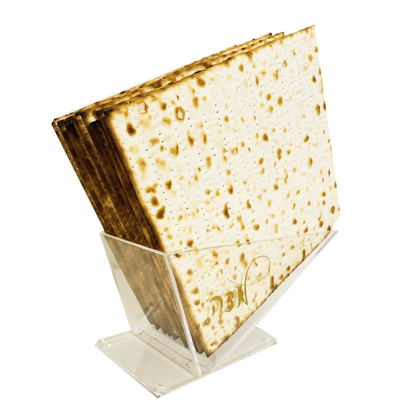Lucite matzah holder