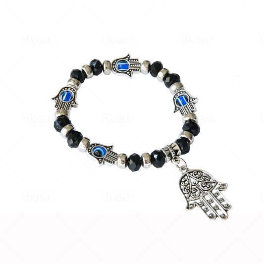 Hamsa evil eye bracelet