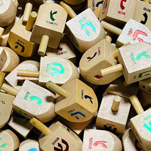 Colorful Wooden Dreidel