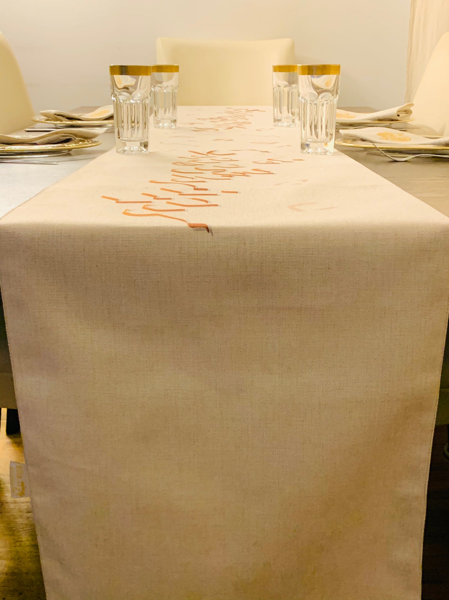 Lecha dodi לכה דודי Shabbat Table runner  Machine washable