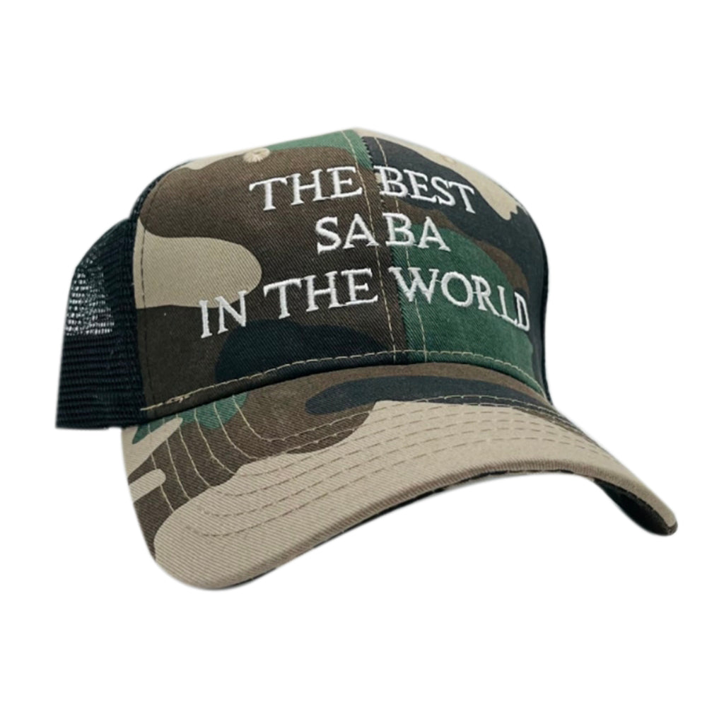 The best Saba (grandpa ) in the world embroidered Trucker cap