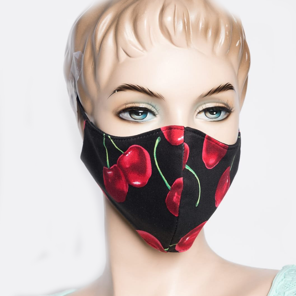 Made is USA High Quality Airy Cotton Double Layer. Adjustable Nose Wire