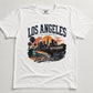 Los Angeles California Vintage Graphic T-Shirt | LA Hollywood Sunset Unisex Tee | Chapeau by Jess