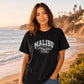 Malibu Pier California Unisex Graphic T-Shirt – Vintage Coastal Souvenir Tee