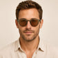 Classic Round Polarized Sunglasses | Vintage Acetate Style | UV400 Unisex Fashion Shades | Chapeau by Jess