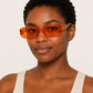 Retro Rectangle Sunglasses | Vintage Thick Frame UV400 Shades | Unisex Fashion Eyewear