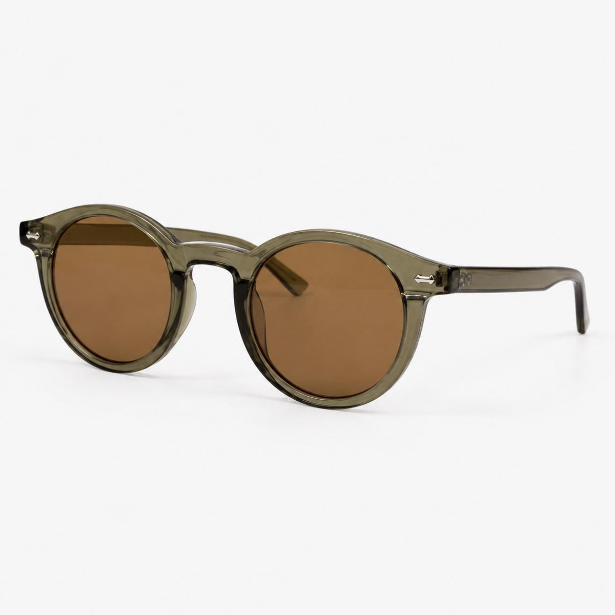 Classic Round Polarized Sunglasses | Vintage Acetate Style | UV400 Unisex Fashion Shades | Chapeau by Jess