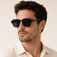Retro Square Sunglasses | UV400 Geometric Eyewear, Unisex Designer Style